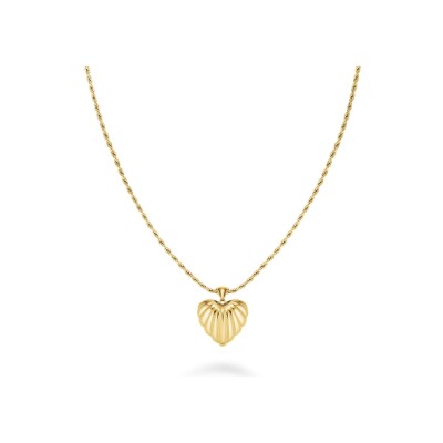 Collier Rosefield en acier plaqué or jaune