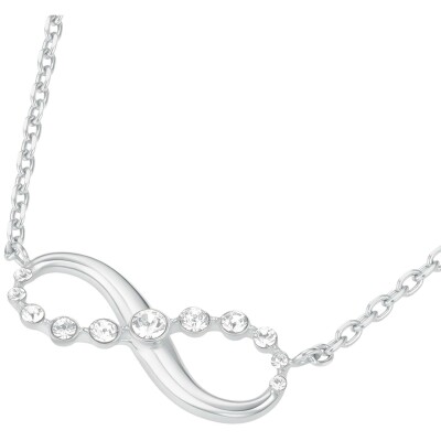 Collier Rosefield en acier et cristaux swarovski