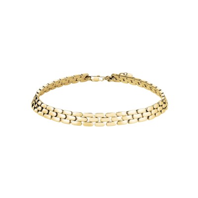 Collier Rosefield en acier doré