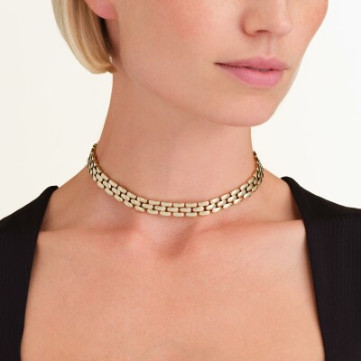 Collier Rosefield en acier doré
