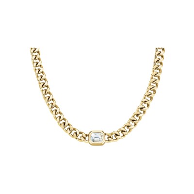Collier Rosefield en acier plaqué or jaune