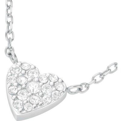 Collier Rosefield en acier et cristaux swarovski