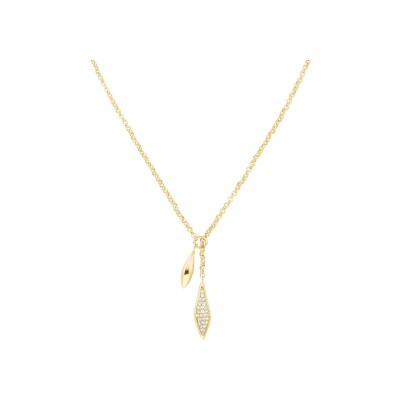 Collier  Rosefield Pavé en acier doré
