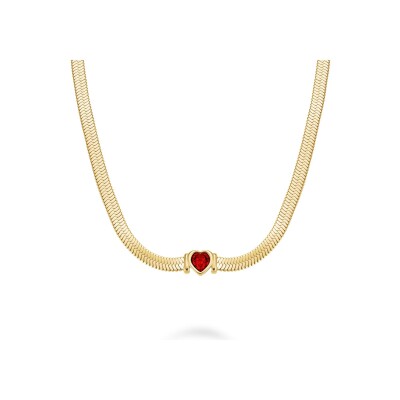 Collier Rosefield en acier plaqué or jaune