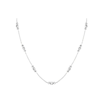 Collier Rosefield en acier plaqué rhodium