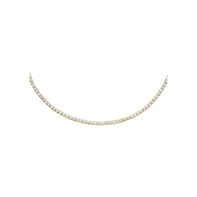 Collier Rosefield en acier plaqué or jaune