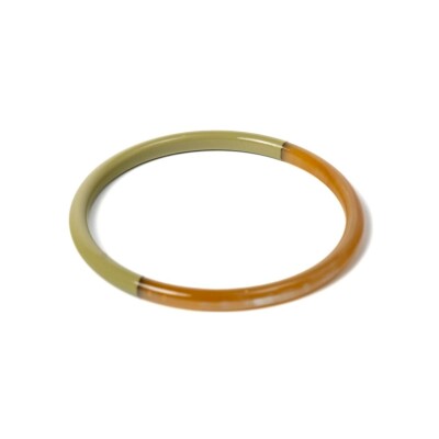 Bracelet jonc ATELIER1811 Joe Army en corne naturelle