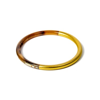 Bracelet jonc ATELIER1811 Joe Dore en corne naturelle