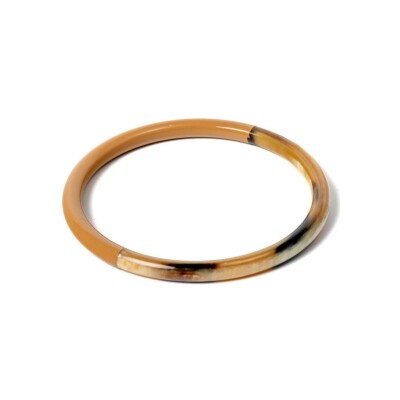 Bracelet jonc ATELIER1811 Joe Fauve en corne naturelle