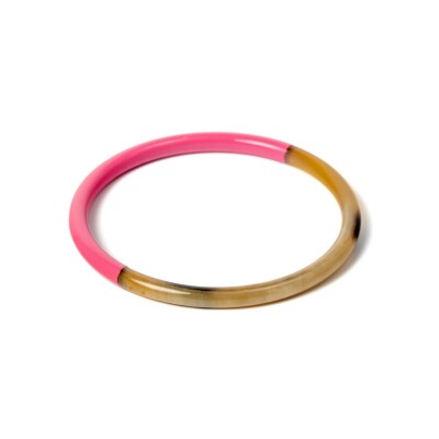 Bracelet jonc ATELIER1811 Joe Malabar en corne naturelle
