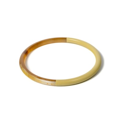 Bracelet jonc ATELIER1811 Joe Mastic en corne naturelle