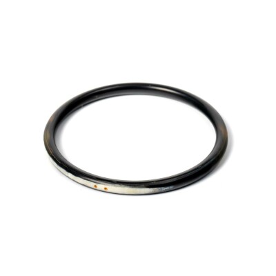 Bracelet jonc ATELIER1811 Joe Naturel Brun en corne naturelle