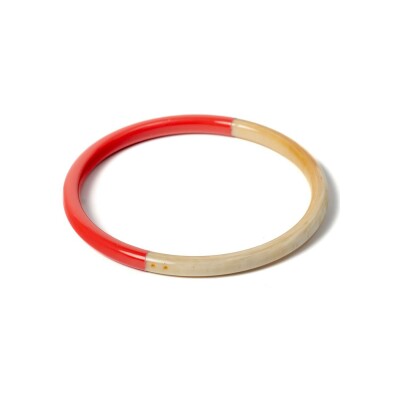 Bracelet jonc ATELIER1811 Joe Pomelo en corne naturelle