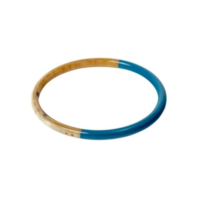 Bracelet jonc ATELIER1811 Joe Roi en corne naturelle