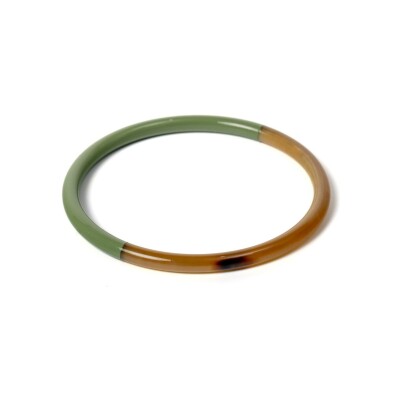 Bracelet jonc ATELIER1811 Joe Sauge en corne naturelle