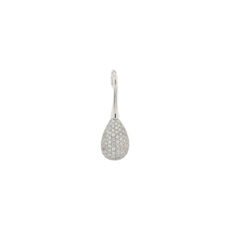 Pendentif en or blanc et diamants