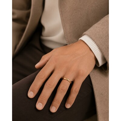 Alliance jonc BG Bruno en or jaune, 2.5 mm