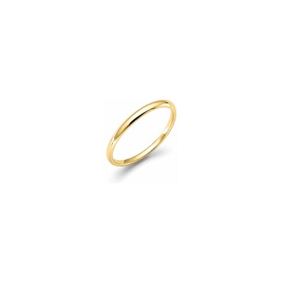 Alliance jonc BG Bruno en or jaune, 2 mm