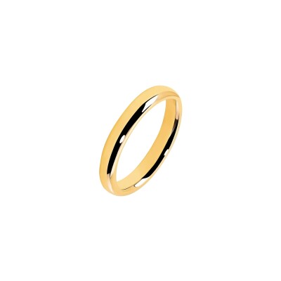 Ferret prestige wedding ring, yellow gold