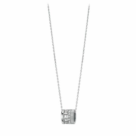 Pendentif Boucheron Quatre Mini en or blanc et diamants