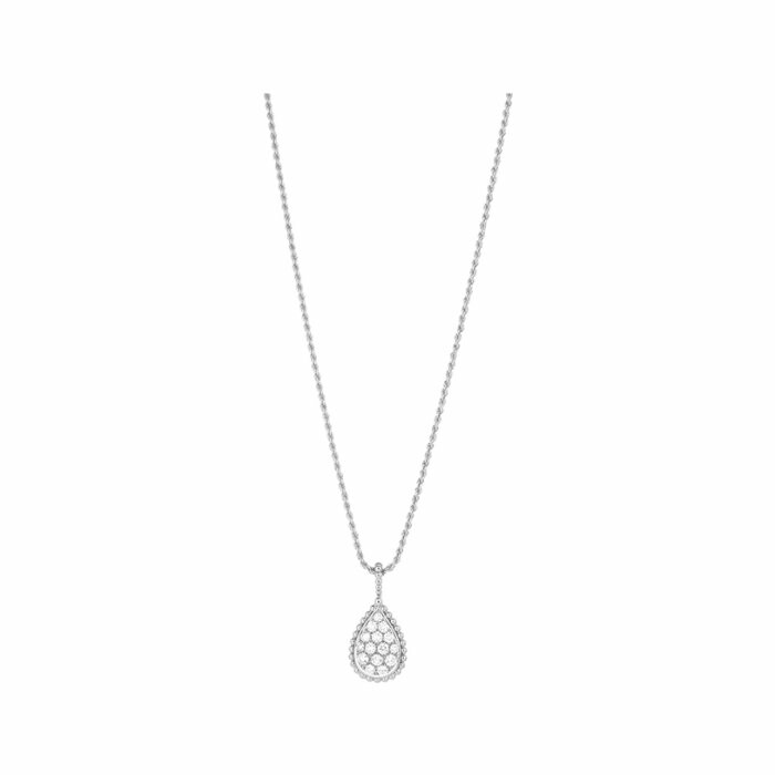 Boucheron Serpent Bohème pendant, white gold and diamonds