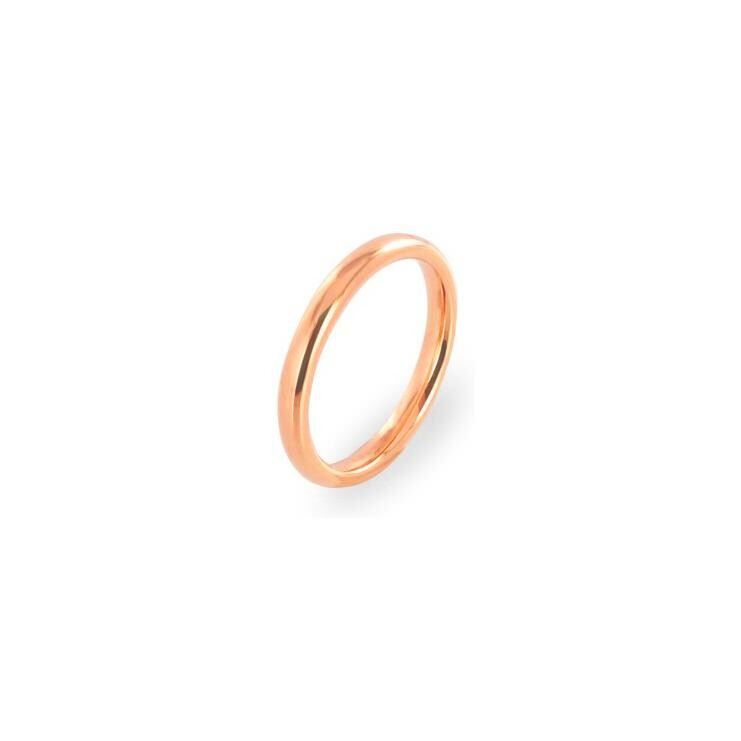 Ferret 2,5mm Parisian Prestige Wedding ring in pink gold