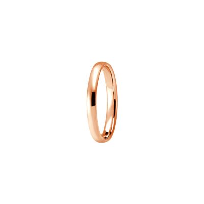 Alliance Jonc parisien prestige en or rose, 2.5mm