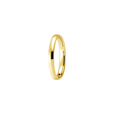 Alliance Classique Jonc Parisien Prestige en or jaune, largeur 2mm