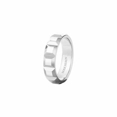 Bague Boucheron Quatre Clou de Paris en or blanc