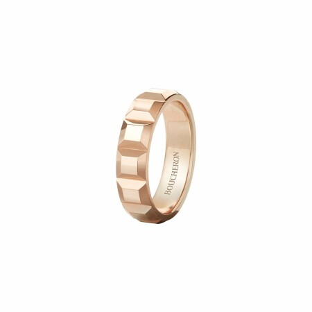 Bague Boucheron Quatre Clou de Paris en or rose