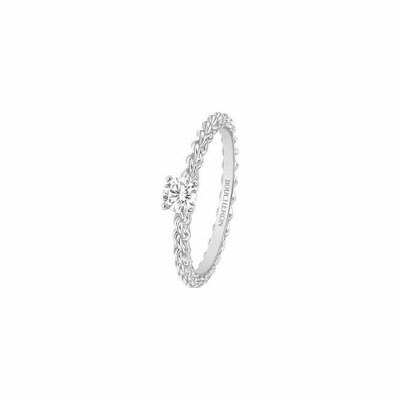 Solitaire Boucheron Serpent Bohème en or blanc et diamant