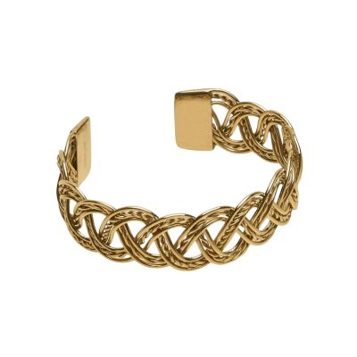 Bracelet Jonc Une A Une Mythologie en laiton doré