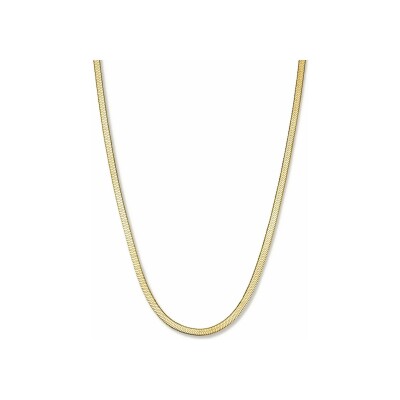 Collier Rosefield serpent en acier doré 