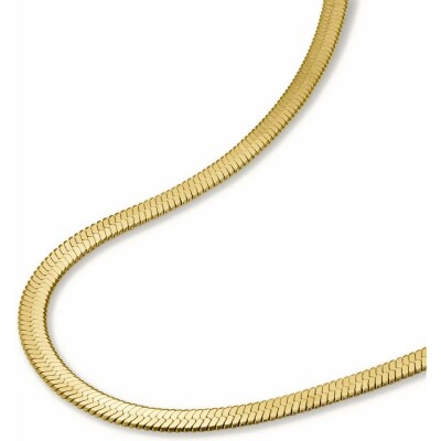 Collier Rosefield serpent en acier doré 