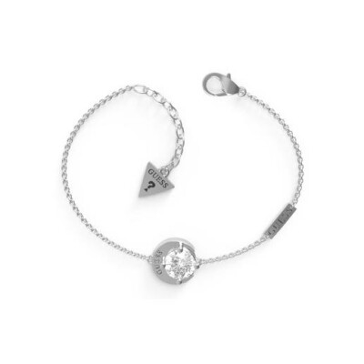 Bracelet Guess Moon Phases en acier et zircon