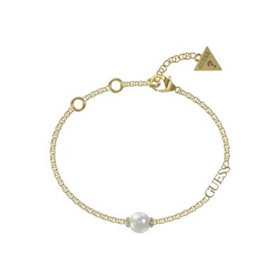 Bracelet Guess Underwater Love en acier doré et perle