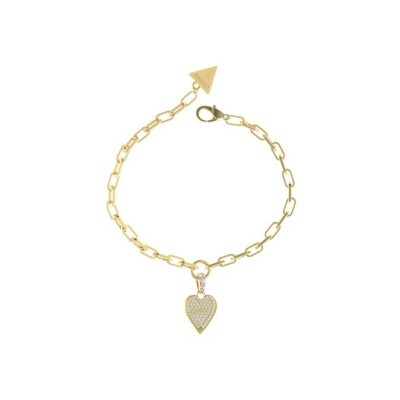 Bracelet GUESS Love Me Tender en métal doré