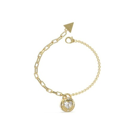 Bracelet GUESS Rolling Hearts en métal doré