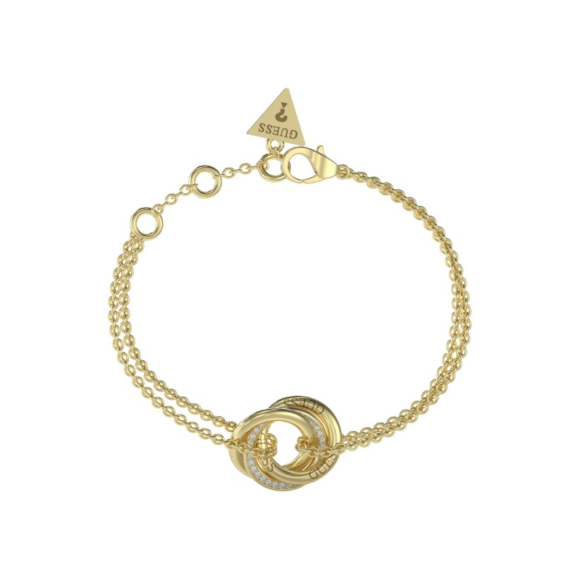 Bracelet Guess Moon Phases en acier doré