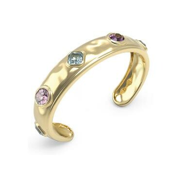 Bracelet Guess en acier doré et pierres de couleurs