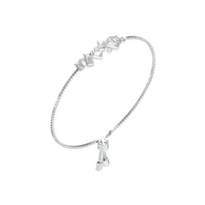 Bracelet Guess en acier et zircon