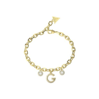 Bracelet Guess en acier doré et zircon