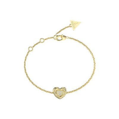 Bracelet Guess en acier doré et zircon