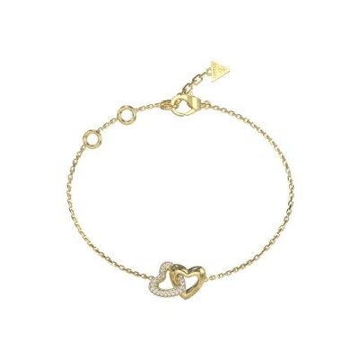 Bracelet Guess Beloved en acier doré