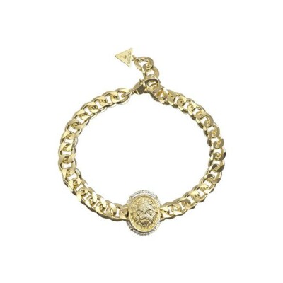 Bracelet Guess Lioness Queen en acier doré
