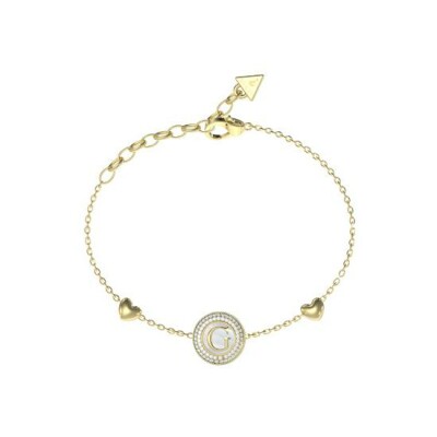 Bracelet Guess G Talisman en acier doré