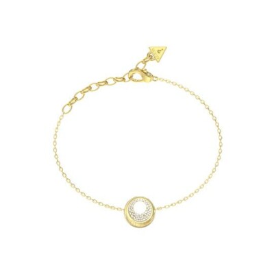 Bracelet Guess Moon Drops en acier doré