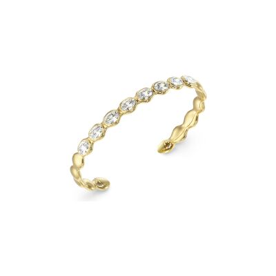 Bracelet Guess Divine en acier doré et zircon cubique