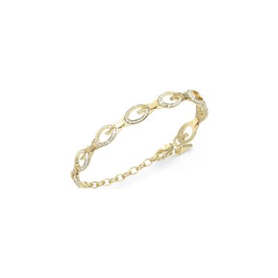 Bracelet Guess G Camden en acier doré et zircon cubique