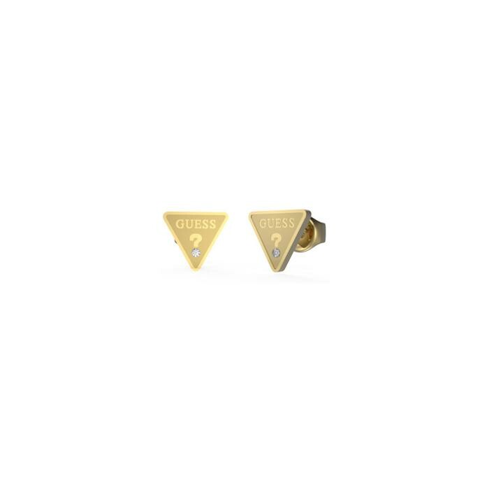 Boucles d'oreilles Guess Studs Party en acier doré et oxydes de zirconium, 11mm